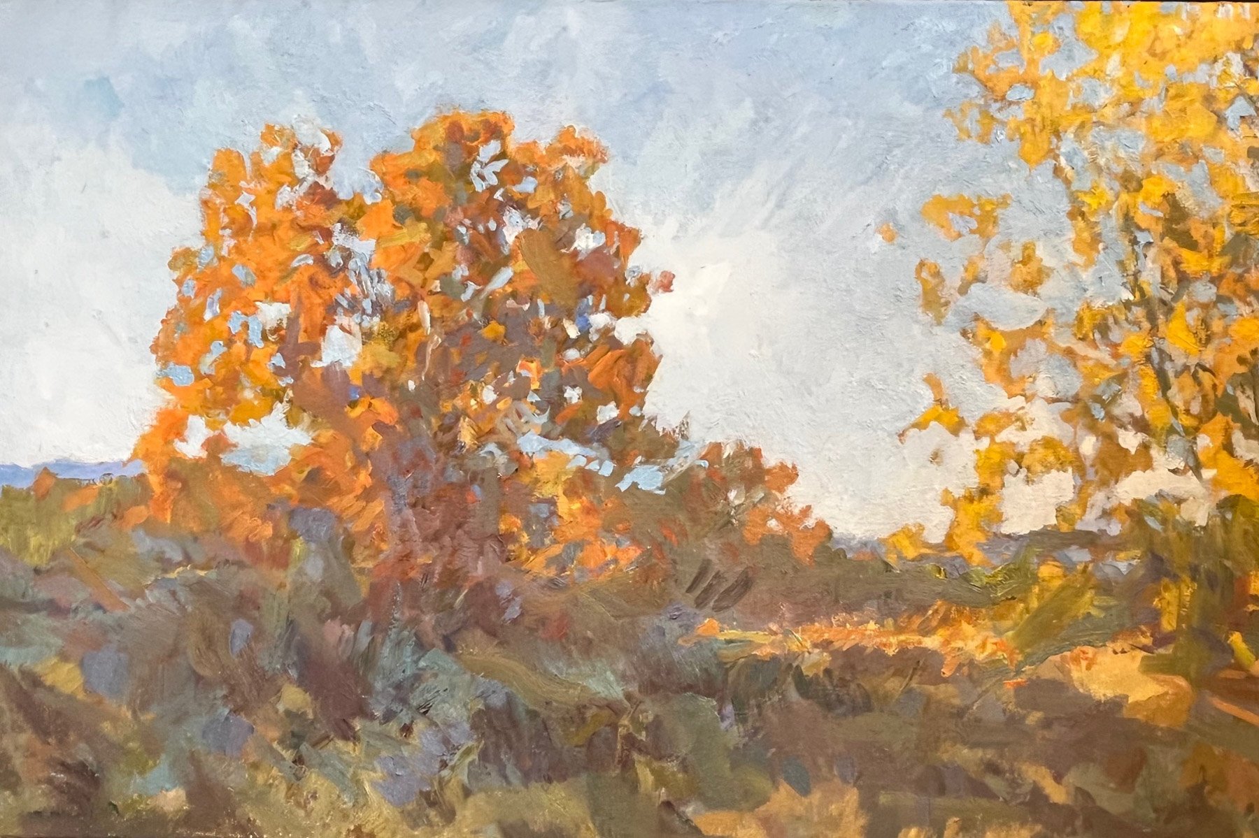 Frenchglen, Oil on canvas, 22 x 28 inches, copyright 2024 