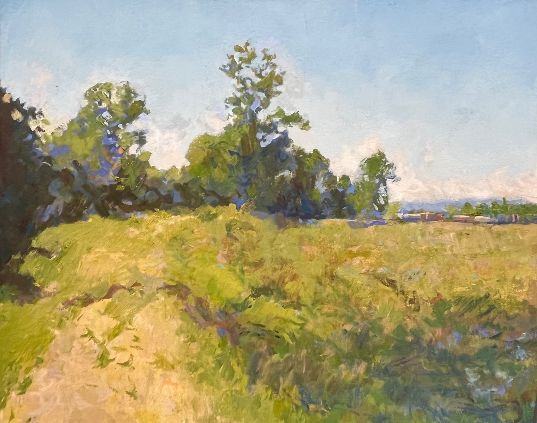 Lower Skagit, oil on linen, 18 x 22 inches, copyright 2024